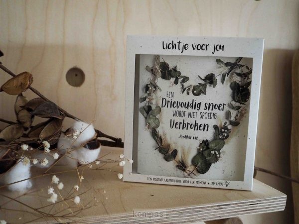 Lichtje voor jou een drievoudig snoer