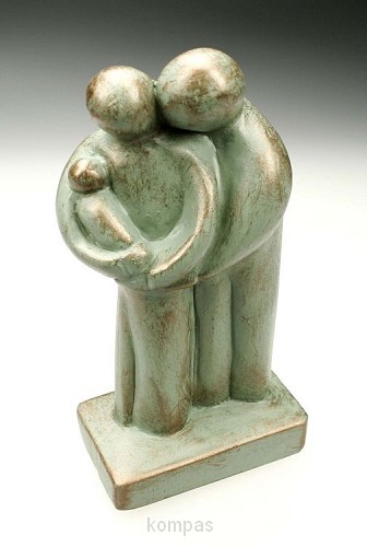 Beeld 17d grootste geschenk 17cm groen