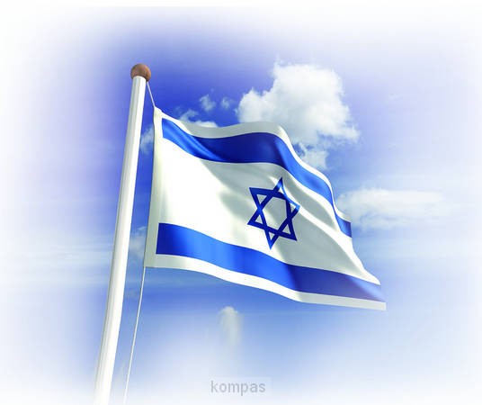Israëlische vlag - 60 x 80 cm