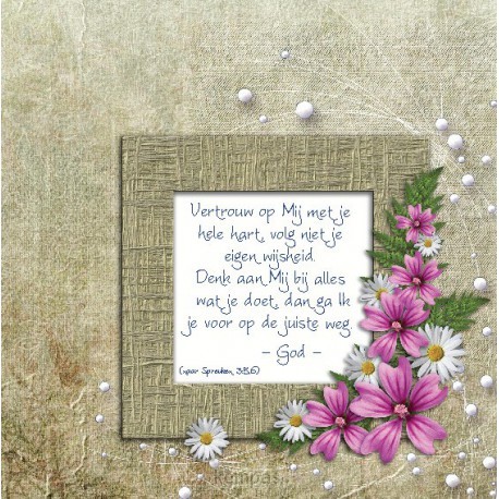 Choice kaartje vertrouw op Mij met je