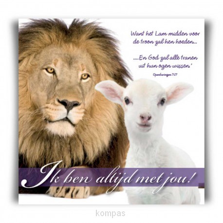 Choice kaartje Ik ben altijd met je