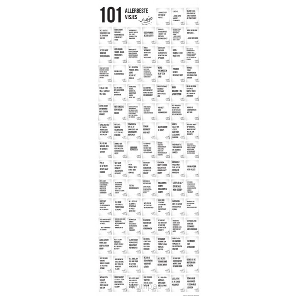Poster 101 allerbeste visjes