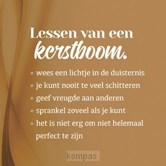 Wk kerst lessen van een kerstboom