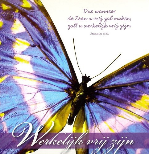 Prentbriefkaart werkelijk vrij zijn