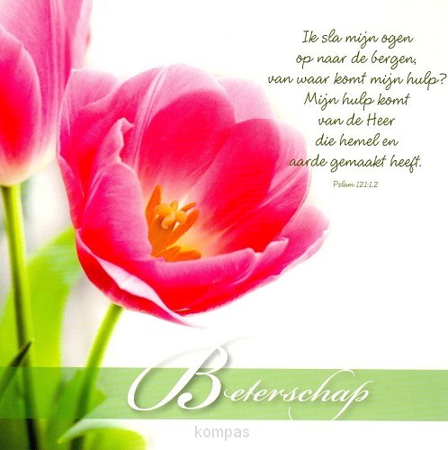 Wenskaart beterschap