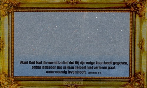 Minikaart want alzo lief had God de were