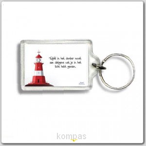 Sleutelhanger twijfel in het donker nooi