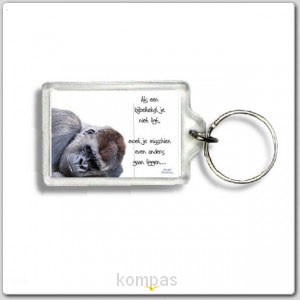 Sleutelhanger als een bijbeltekst je nie