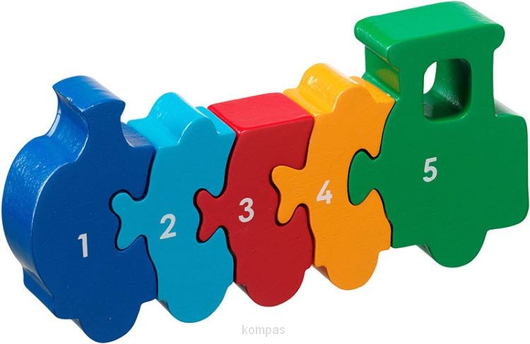 Puzzel trein 1-5