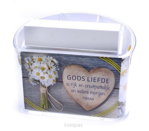 Memohouder Gods liefde is rijk en