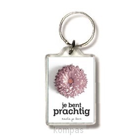 Sleutelhanger je bent prachtig