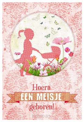 Wenskaart wat een geluk