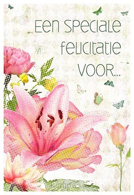 Wenskaart jij bent prachtig