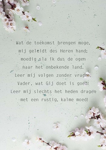 Poster wat de toekomst brenge moge