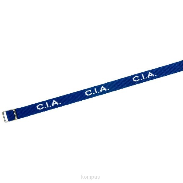 Geweven armband c i a lichtblauw