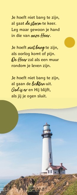 Je hoeft niet bang te zijn