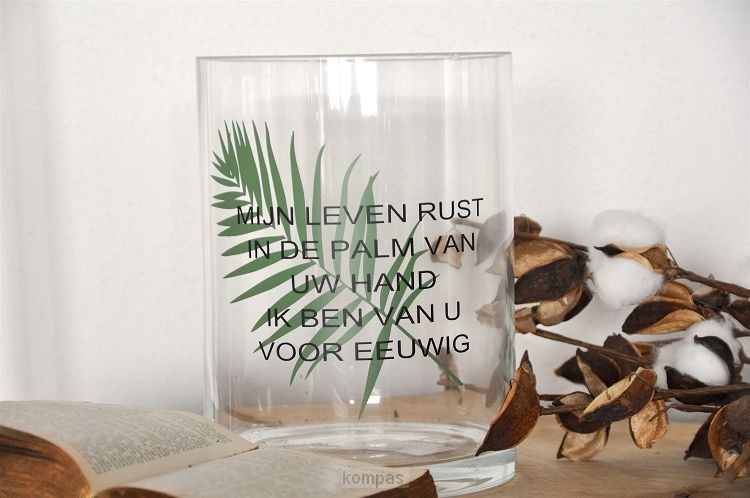 Cilinder Vaas L:Mijn leven rust in de p