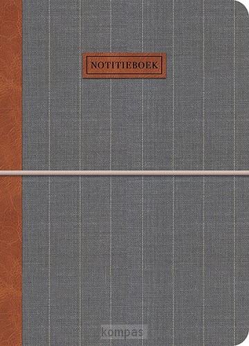 Notitieboek lichtgrijs Gentleman