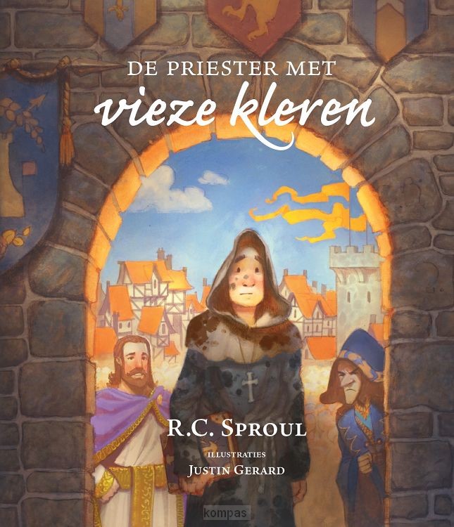 Priester met vieze kleren