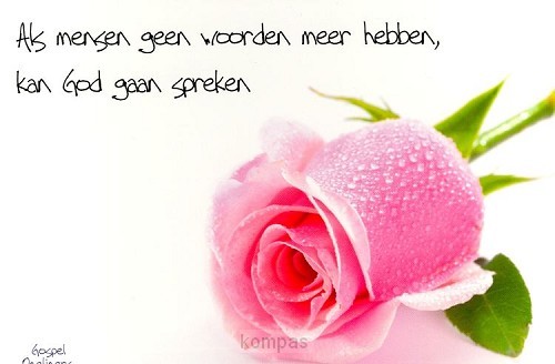 Prentbriefkaart als mensen geen woorden