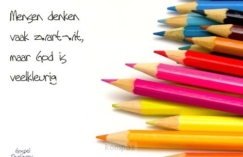 Prentbriefkaart mensen denken vaak zwar