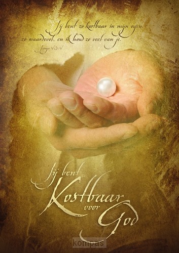 Poster 50x70 je bent kostbaar