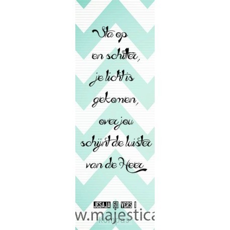 Boekenlegger sta op en schitter