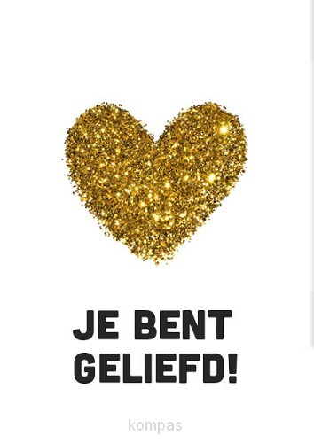 Kaart je bent geliefd
