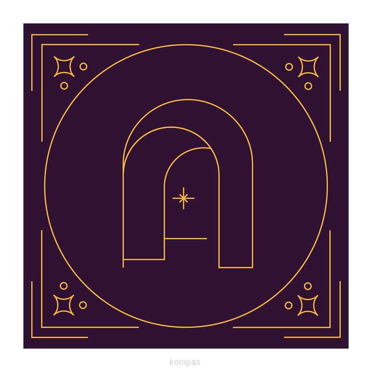 Kerstkaart ''Poort''