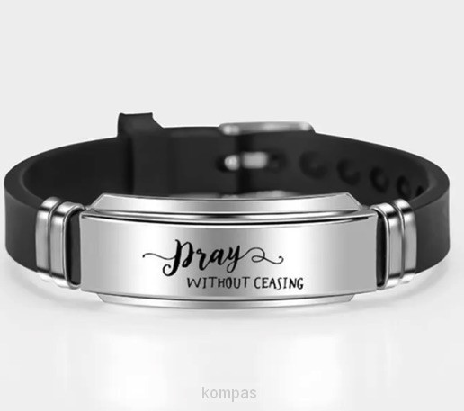 Siliconen armband pray