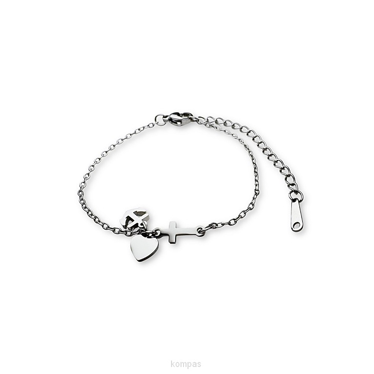 Armband bedeltjes geloof hoop liefde  zi