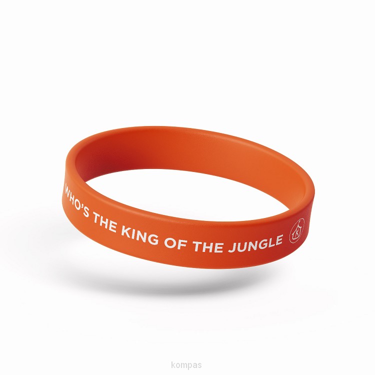 armband siliconen - King of the jungle