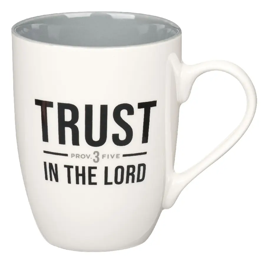 Mug Gray Trust in the Lord Prov 3:5