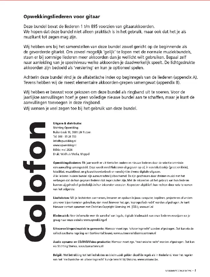 Opwekking gitaarakk 48 aanv (884-895)