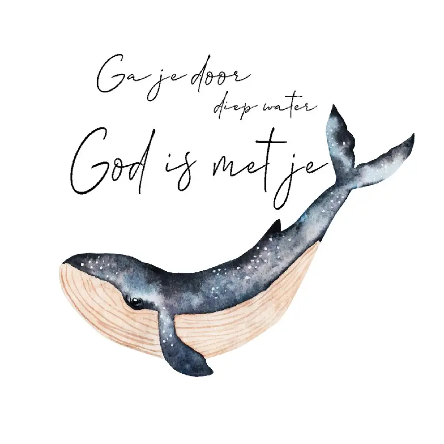 Ga je door diep water