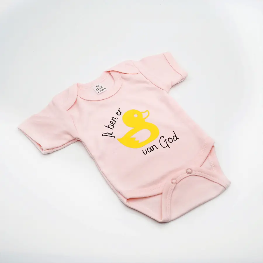 Rompertje eendje roze mt 62