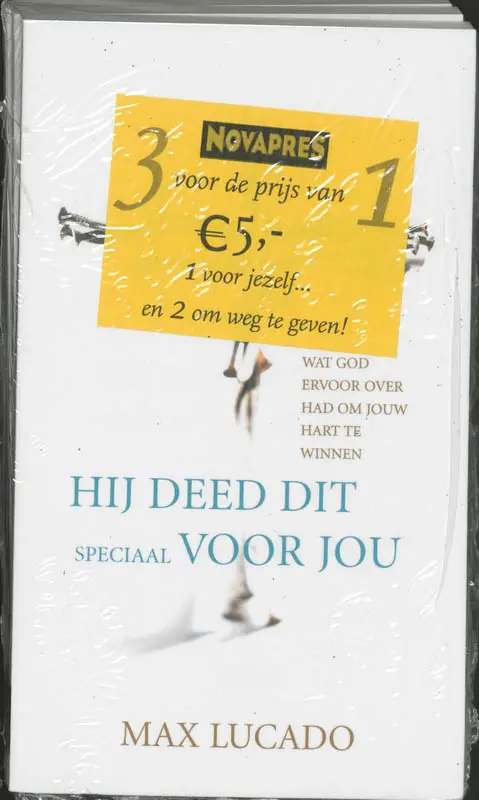 Hy deed dit speciaal voor jou set 3 ex