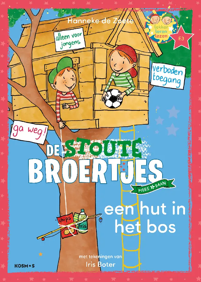 Een hut in het bos
