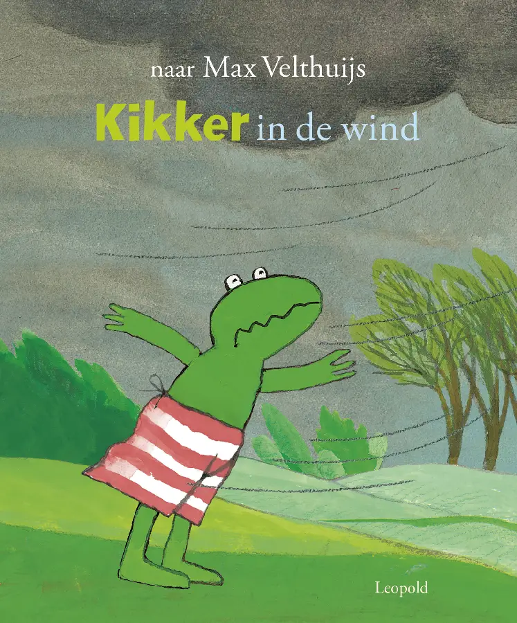 Kikker in de wind