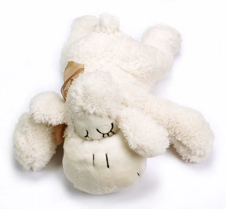 Schaap pluche beige 30cm