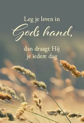 Leg je leven in Gods hand