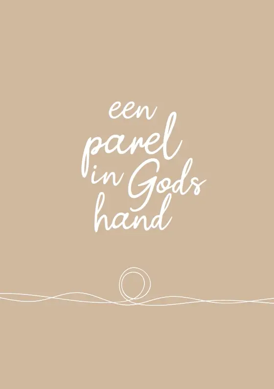 Een parel in Gods hand    Gefeliciteerd