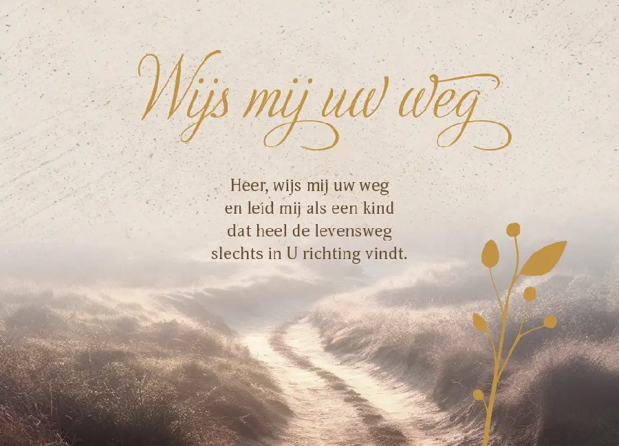 Heer wijs mij de weg