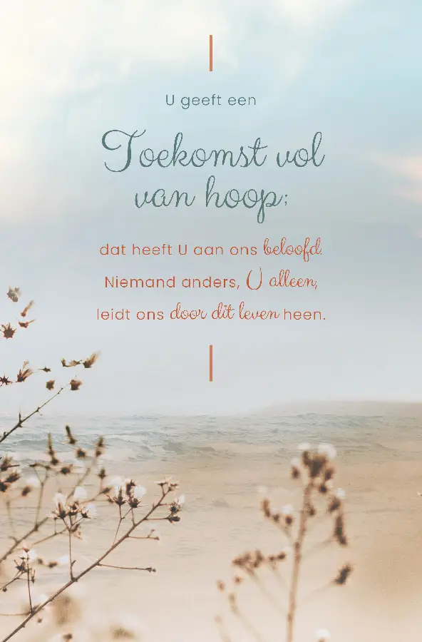 Toekomst vol van hoop