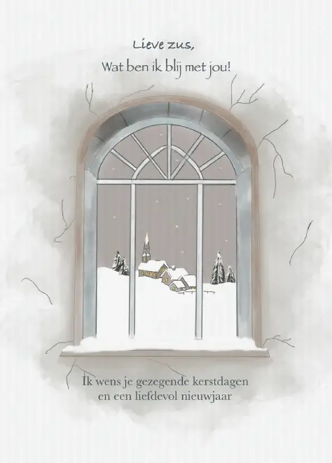 Gezegende kerstdagen/ Zus