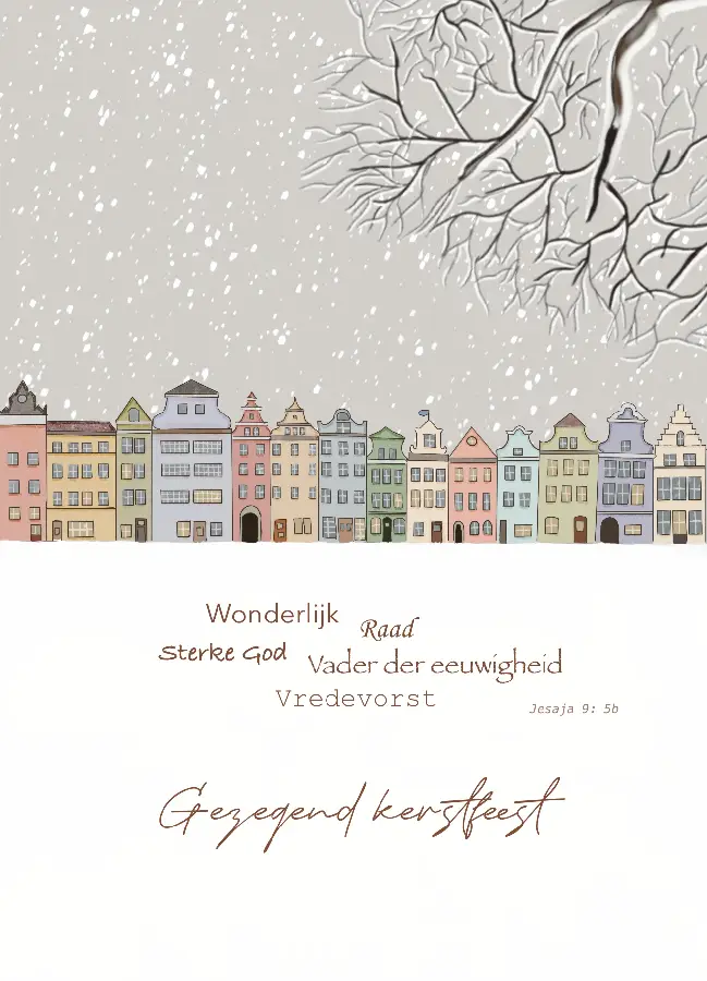 Gezegend kerstfeest