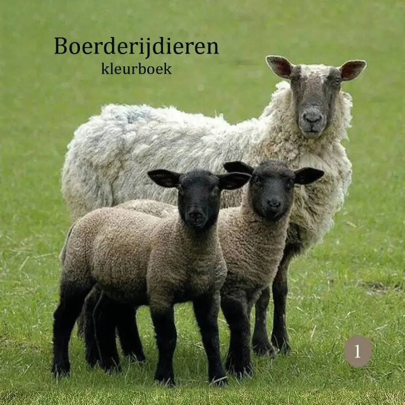Boerderijdieren kleurboek 1
