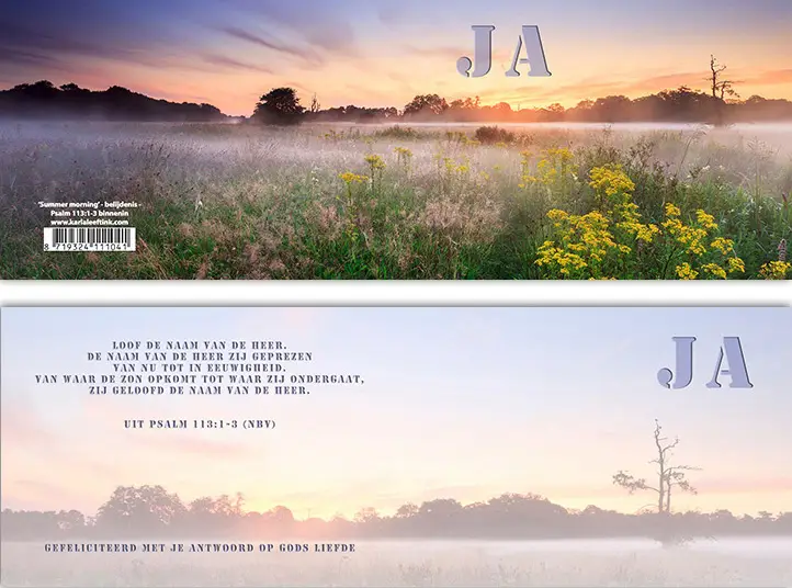 Panoramawenskaart mt belijdenis summer