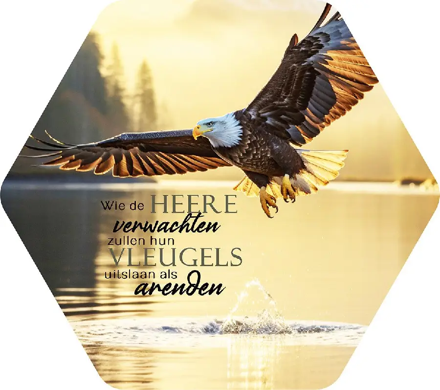 Wie de Heere verwachten adelaar
