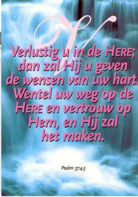 Ansichtkaart verlustig u in de here s25